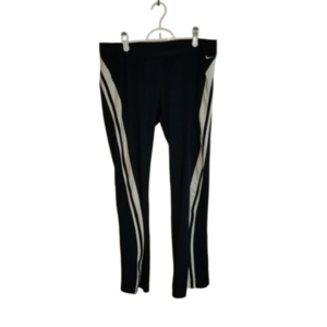 Nike Yoga Track Athletic Striped Polyester Pants Label Reads Size Medium